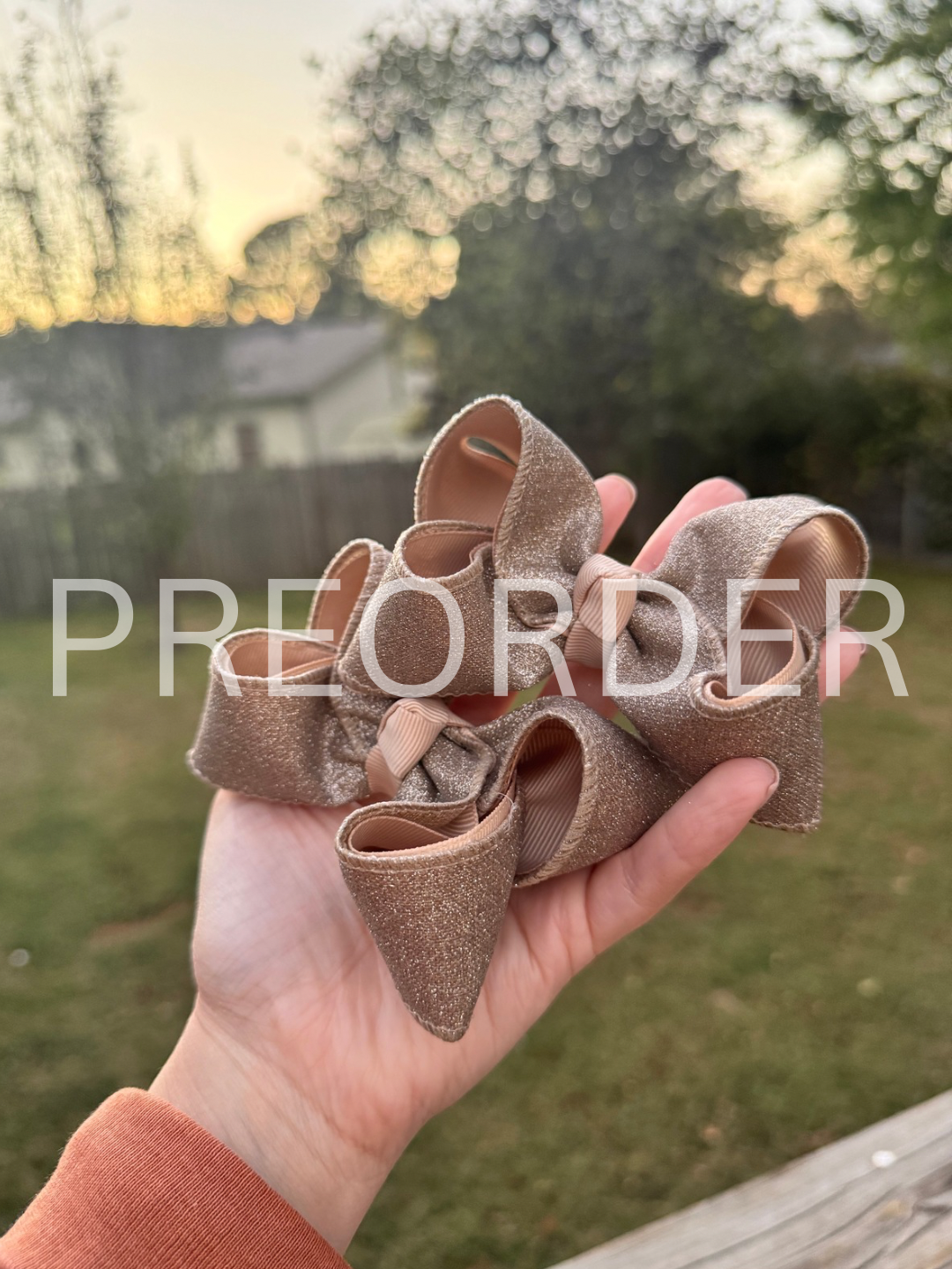 PREORDER Taupe Glitter Piggies
