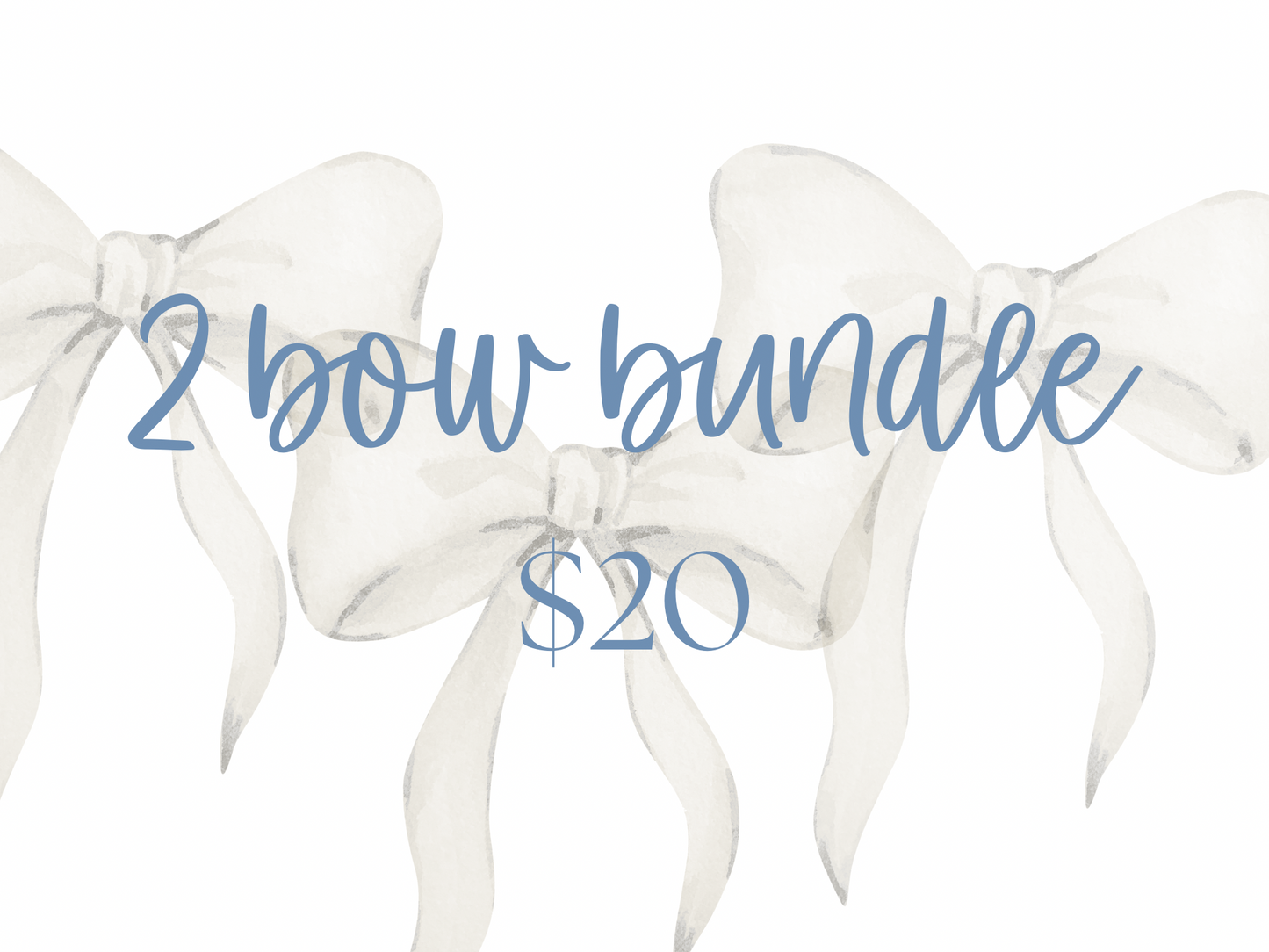 LABOR DAY 2 BOW BUNDLE