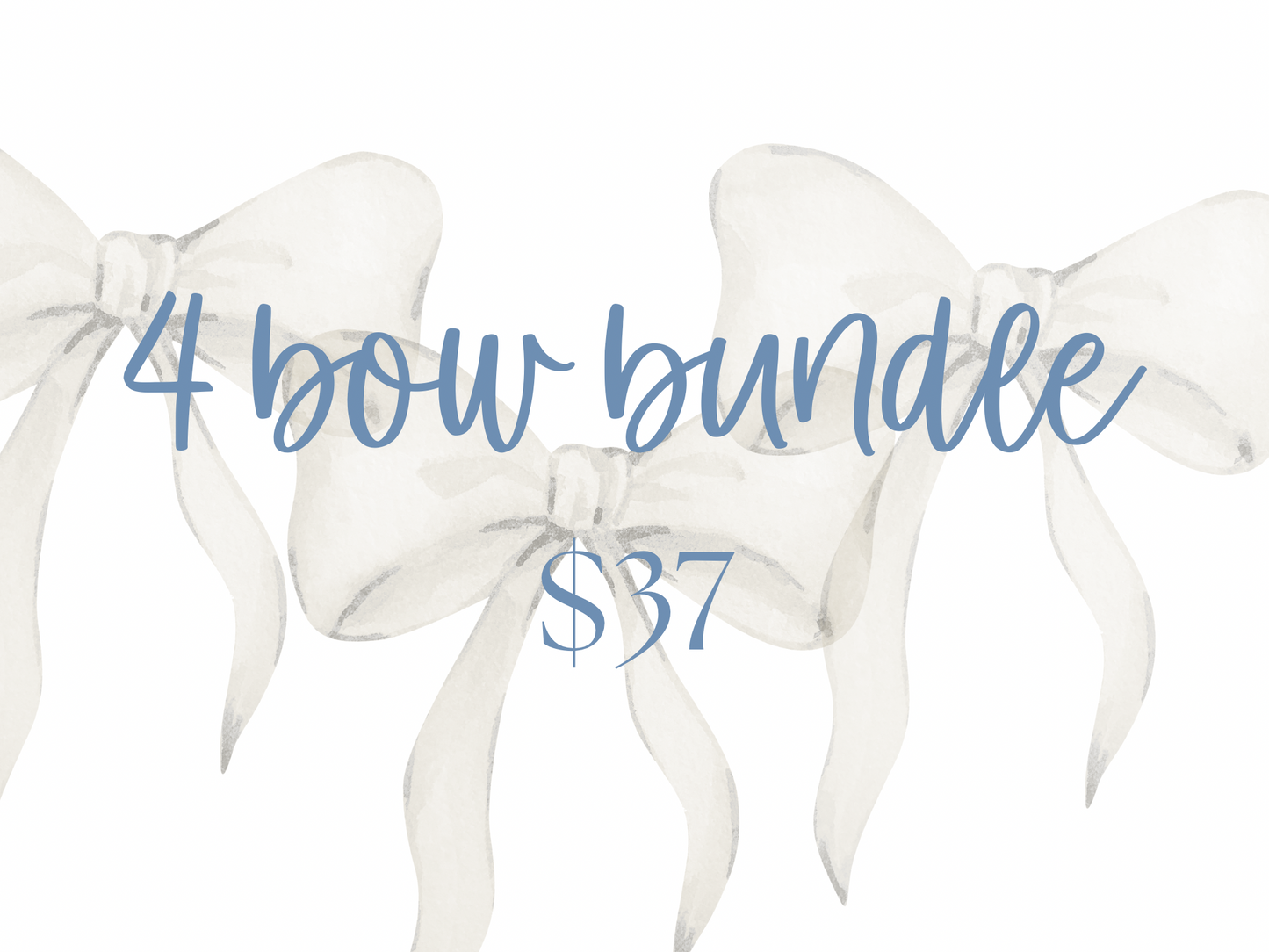LABOR DAY 4 BOW BUNDLE