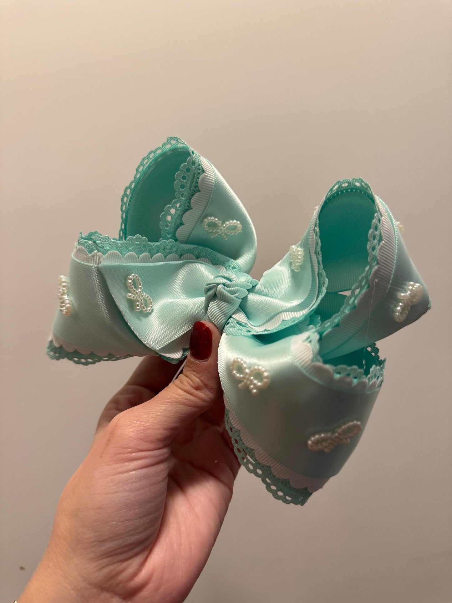 Mint with Bows
