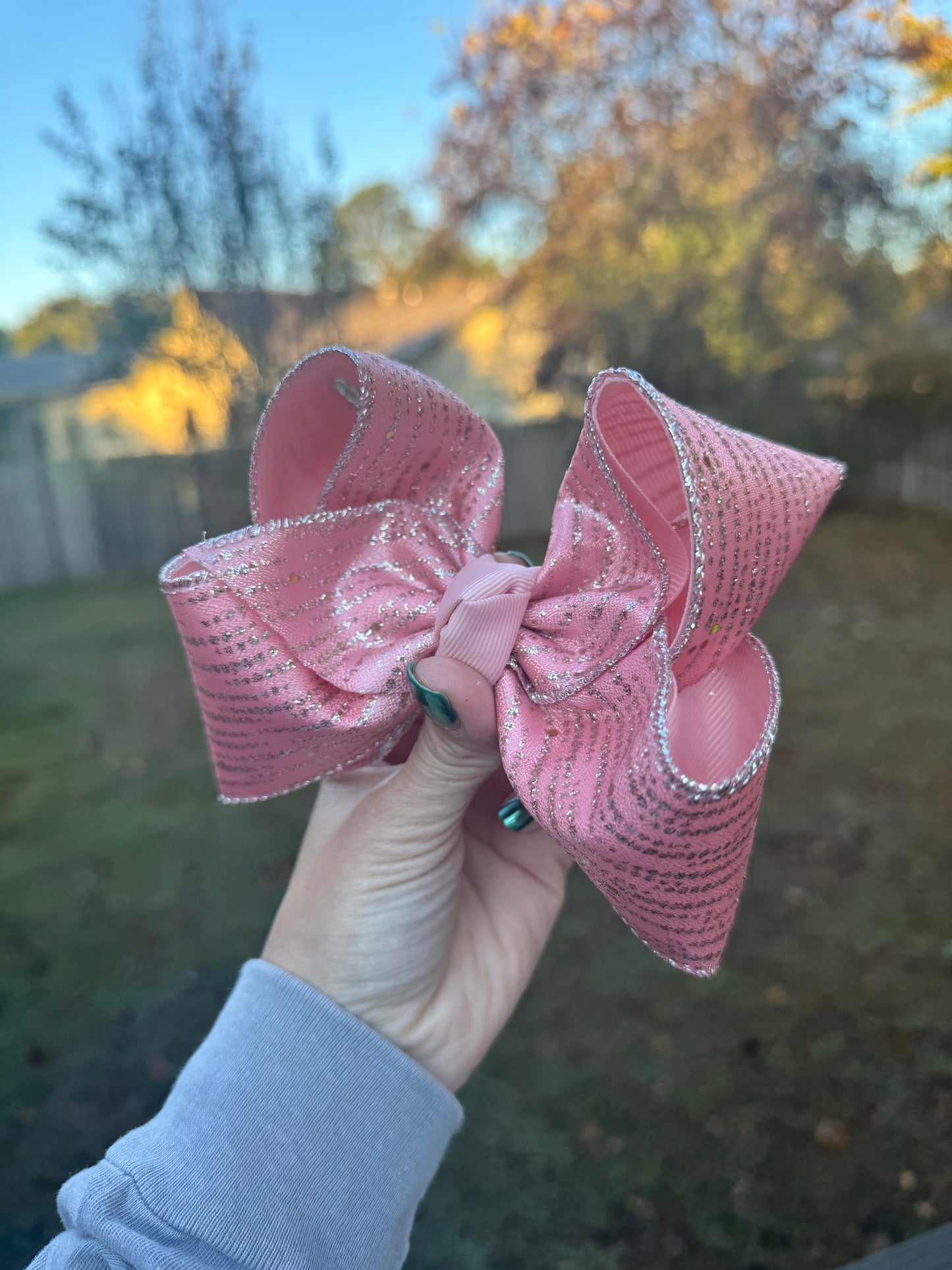 Rosey glitter 5 inch