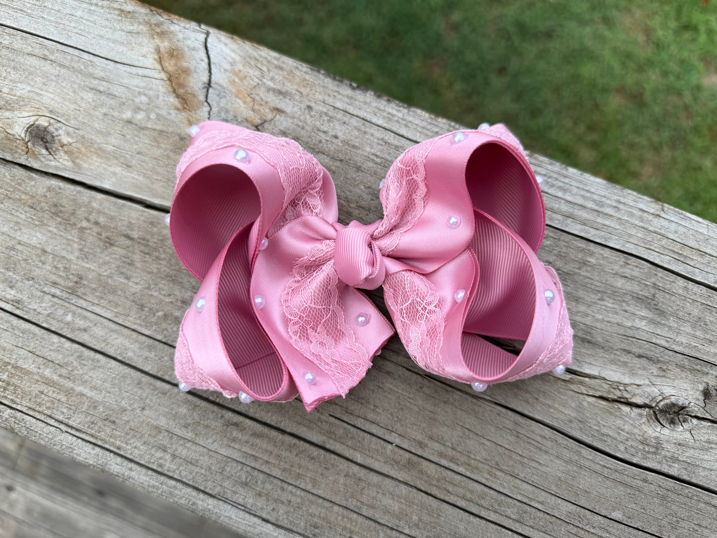 Dusty Rose with Pearls