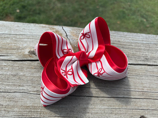 Satin Red Bows