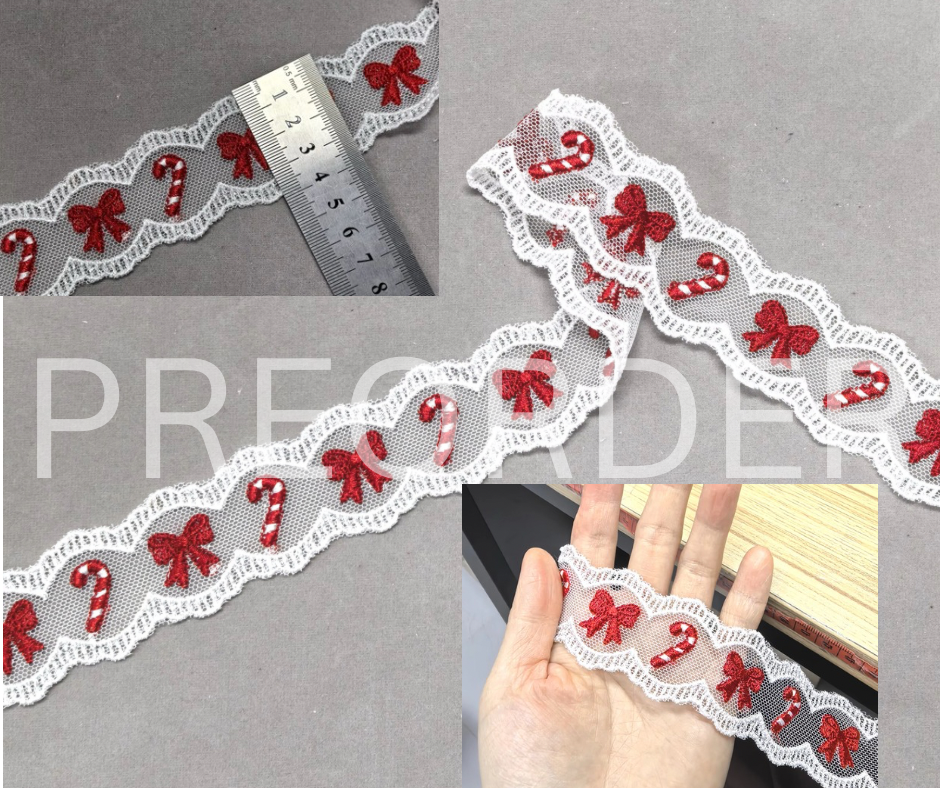 CANDY CANE LACE