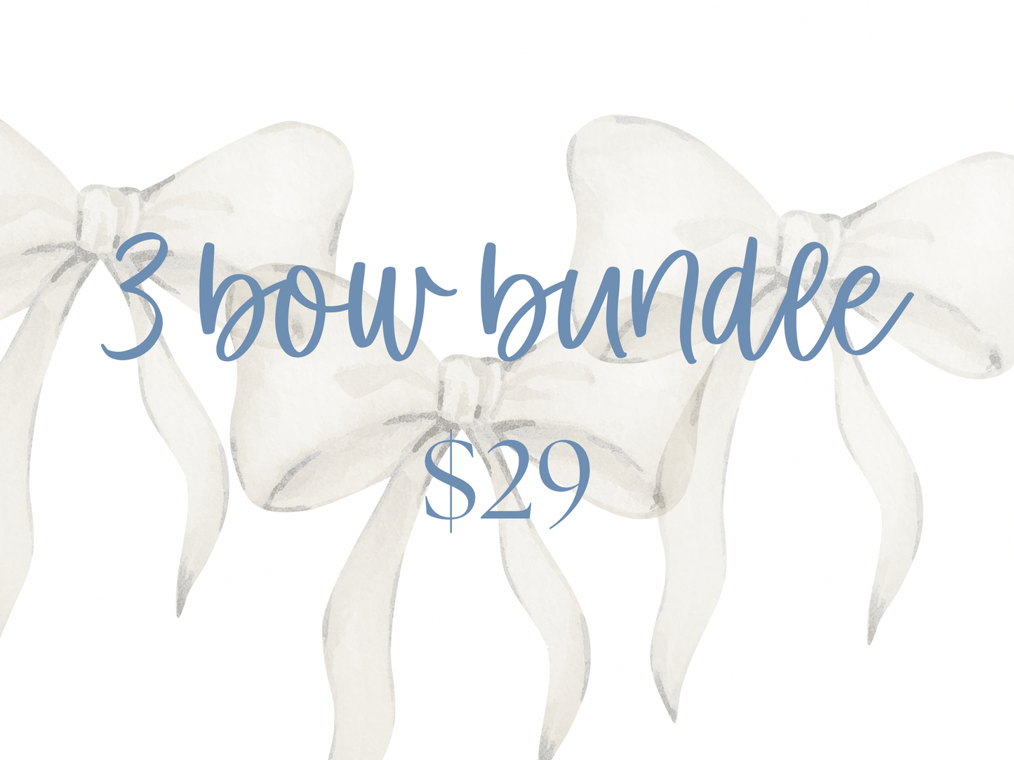 LABOR DAY 3 BOW BUNDLE
