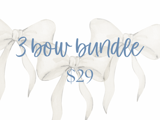 LABOR DAY 3 BOW BUNDLE