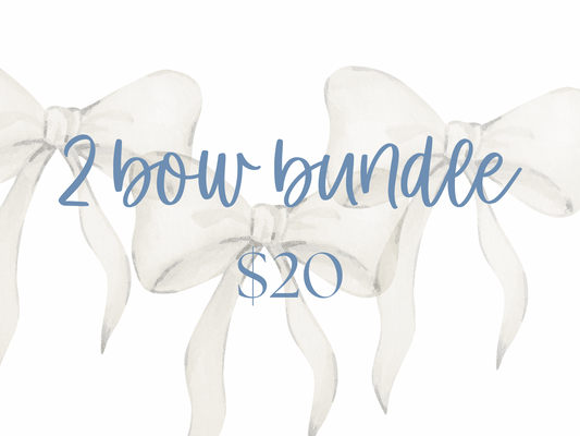 LABOR DAY 2 BOW BUNDLE